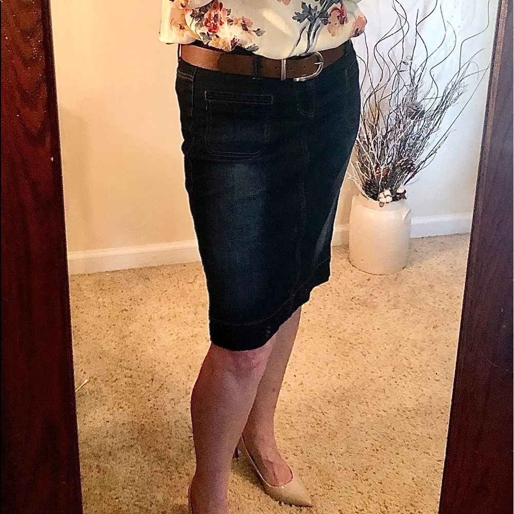 Christiana Zinn Jean Skirt